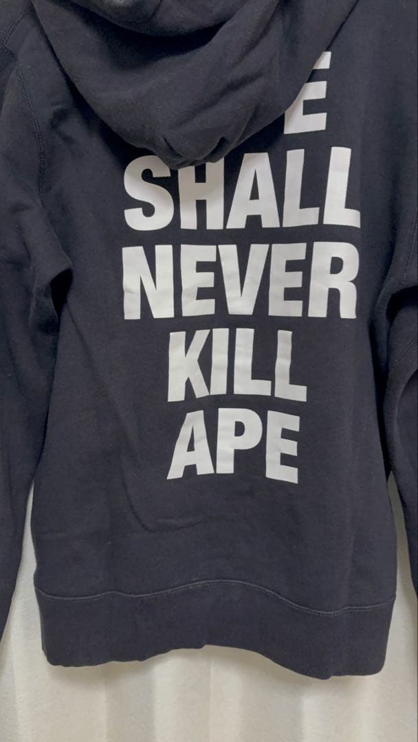 【ぽむちゃん】A Bathing Ape パーカー L ダークグレー