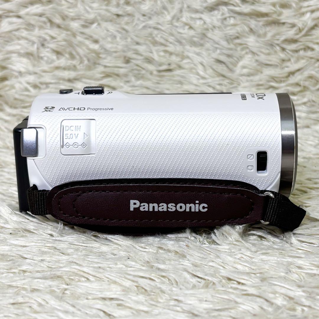 【美品】パナソニック デジタルハイビジョン ビデオカメラ HC-V360MS-W