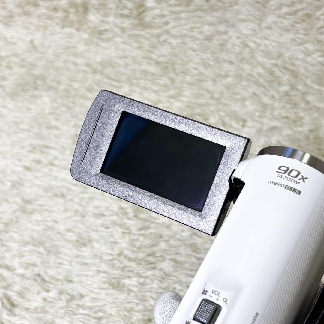 【美品】パナソニック デジタルハイビジョン ビデオカメラ HC-V360MS-W