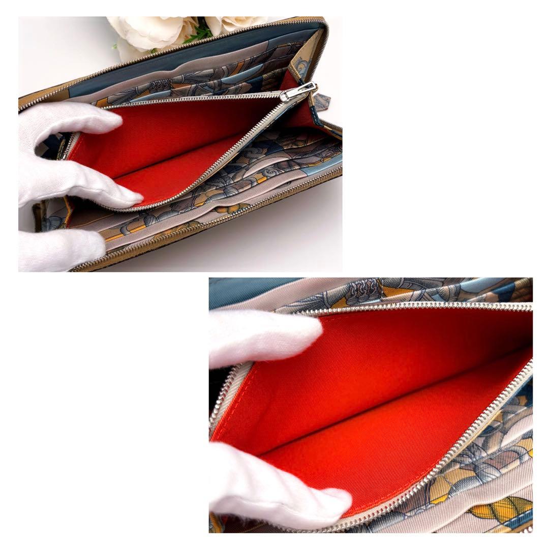 HERMES エルメス アザップ シルクイン ゴールド ブラウン ファスナー