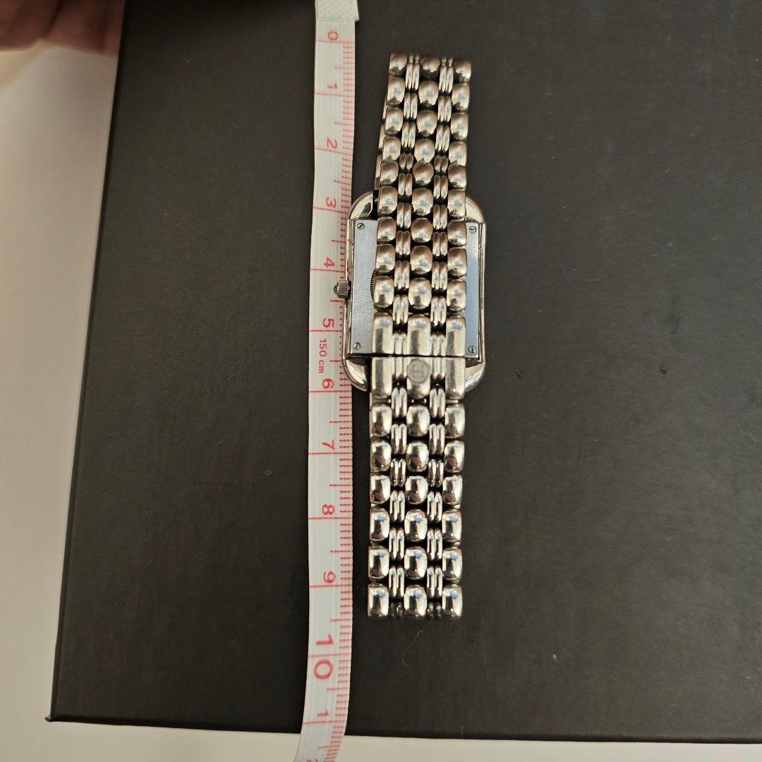 HERMES エルメス　ケープコッド希少ピンク文字盤レディース腕時計　稼働良好。