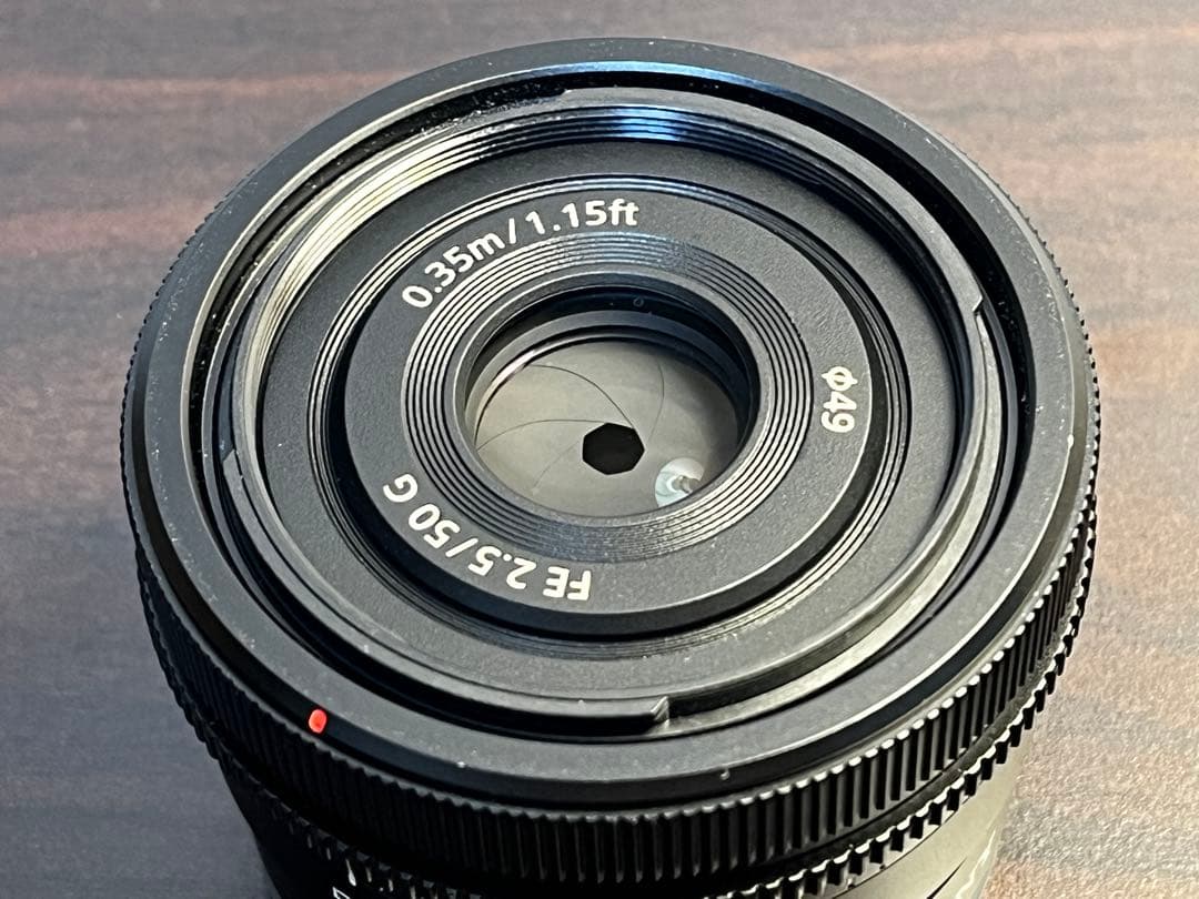 SONY FE 50mm F2.5 G レンズ SEL50F25G