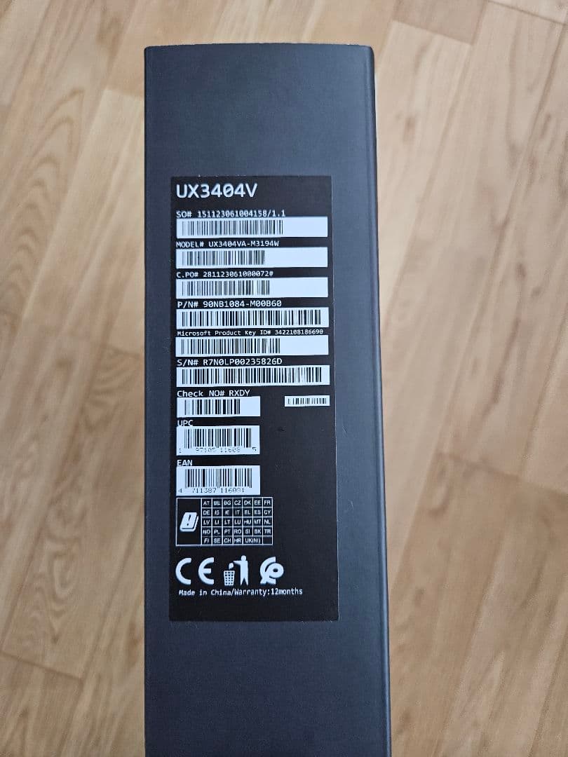 Windowsノート本体 ASUS zenbook 14OLED i9 13900H UX3404V