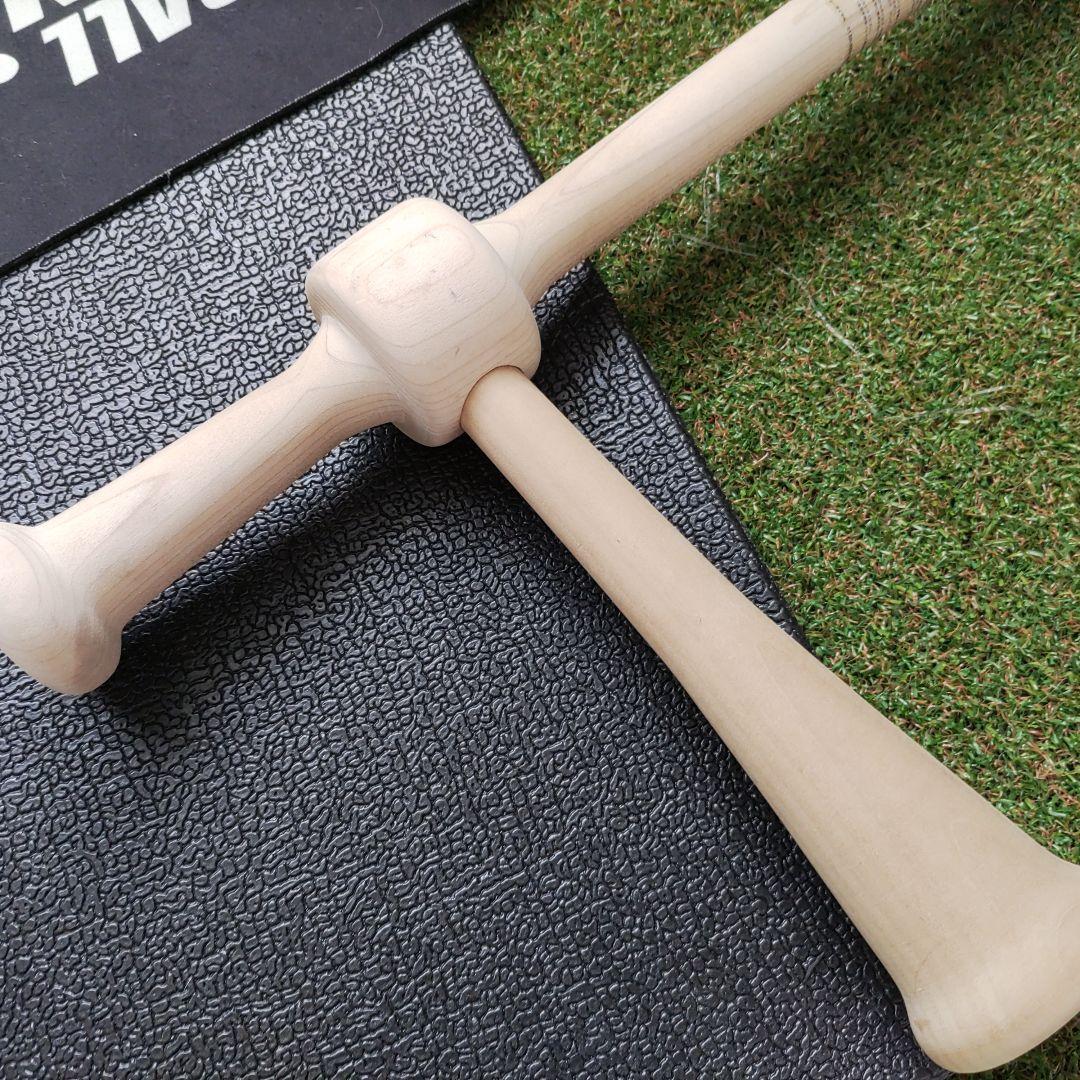 エルさん様】ミズノ　Axis-Maker トレーニングバット 木製 赤/青