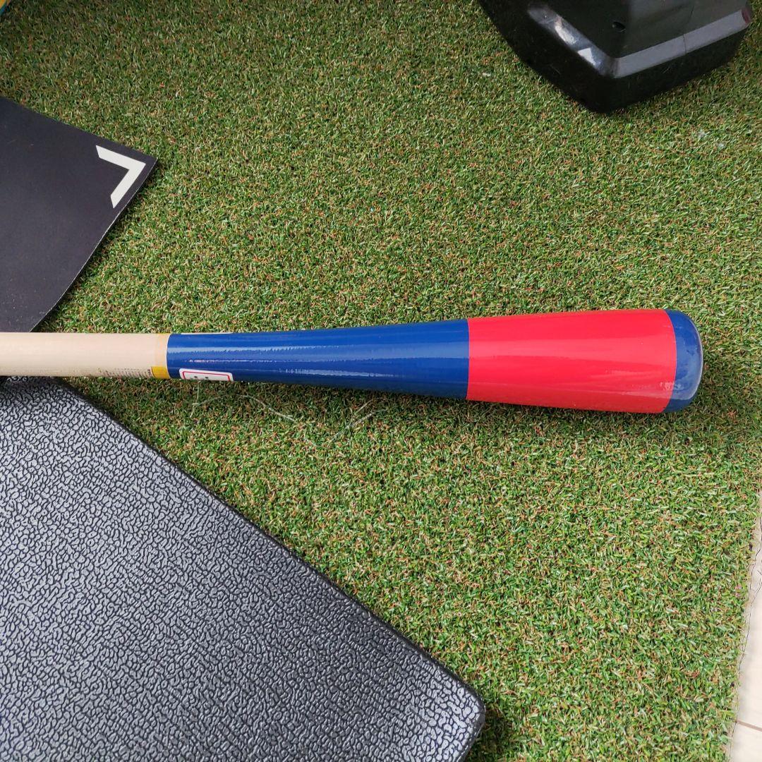 エルさん様】ミズノ　Axis-Maker トレーニングバット 木製 赤/青