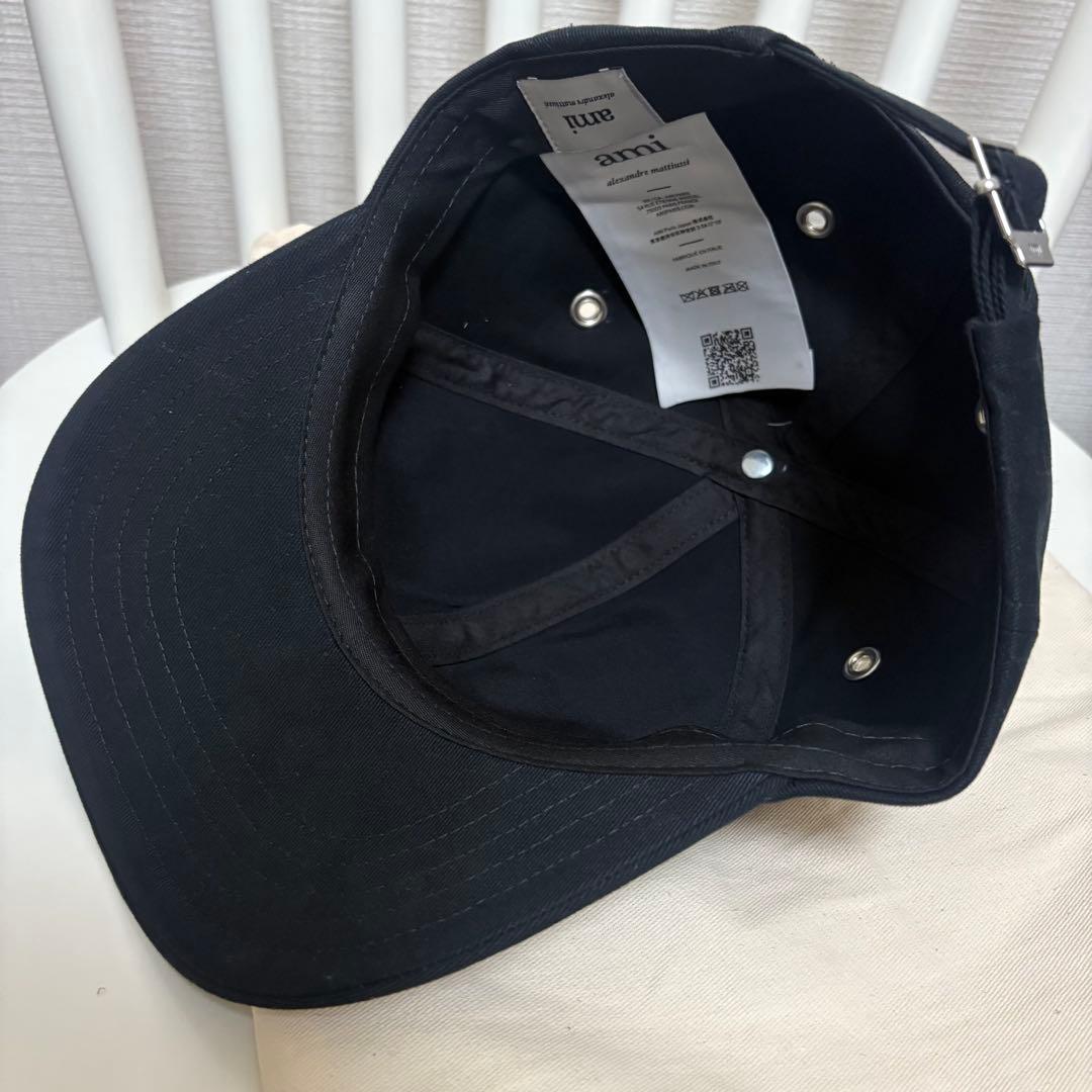 【AT】Ami Paris アミパリス アミパリ キャップ 黒