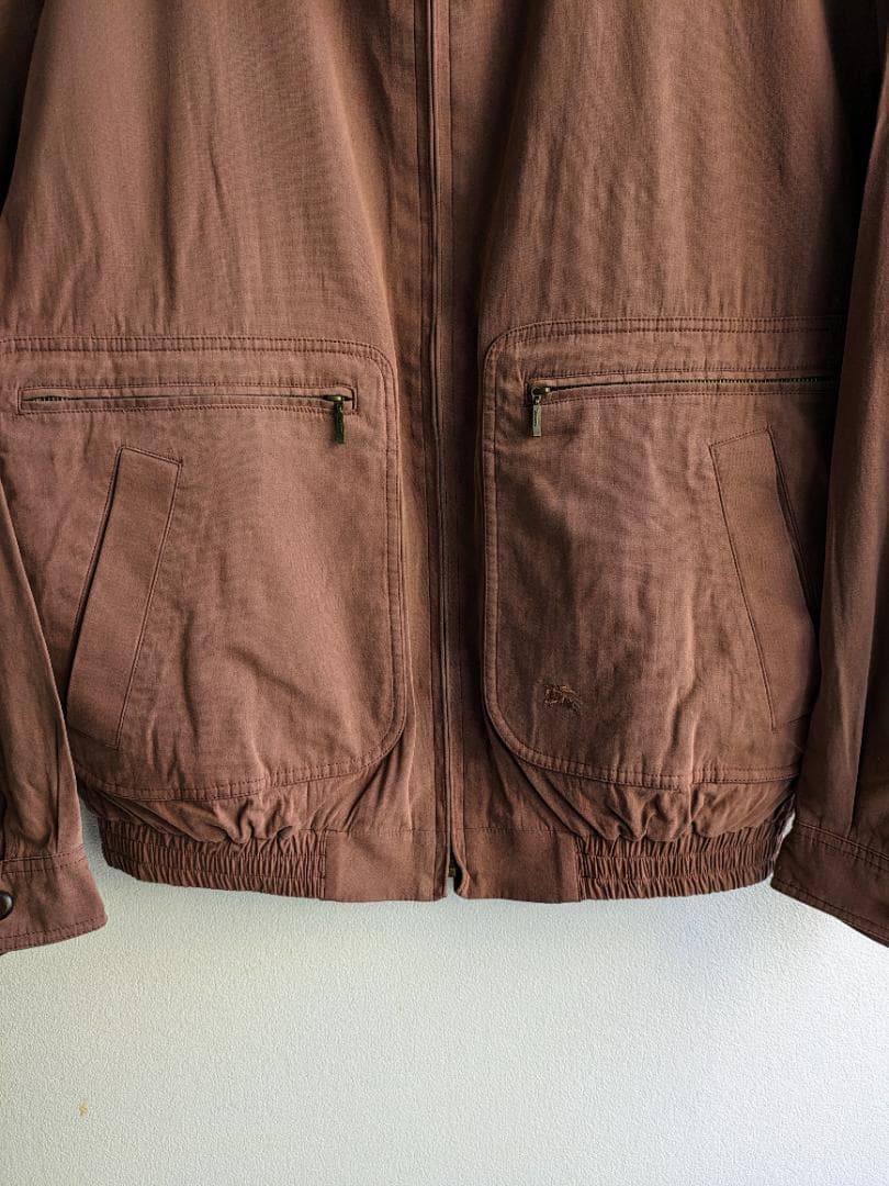 80s BURBERRY スイングトップ ブルゾン ジャケット L