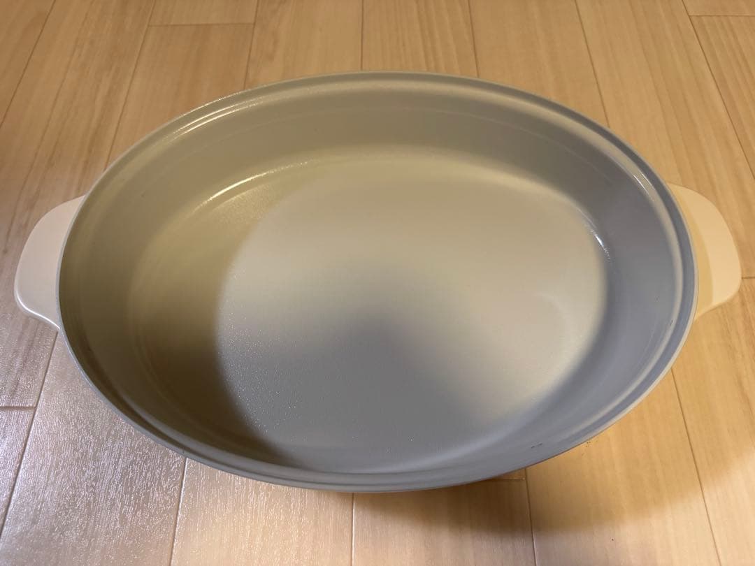 オーバルホットプレート グレー 付属品多数