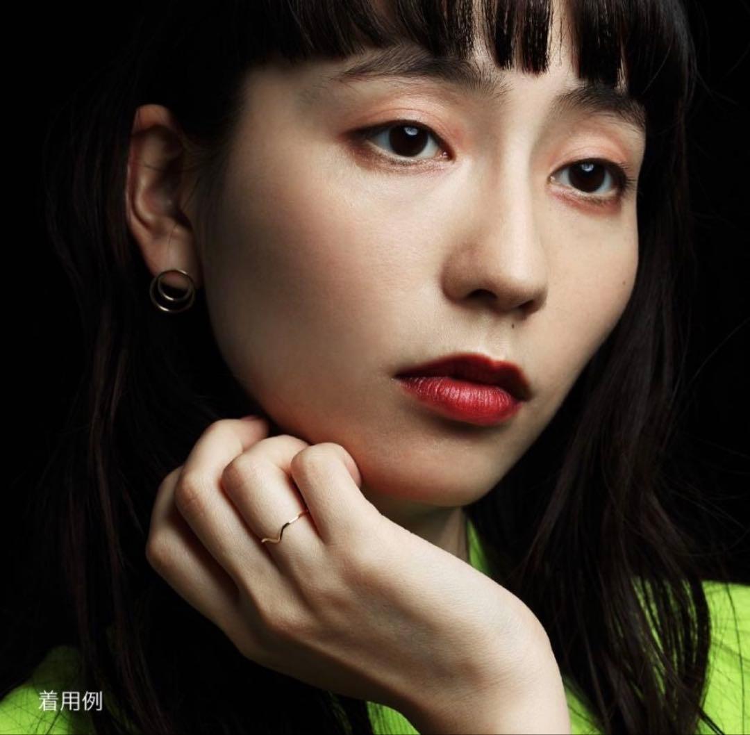 K18ゴールド V字型リング 8号