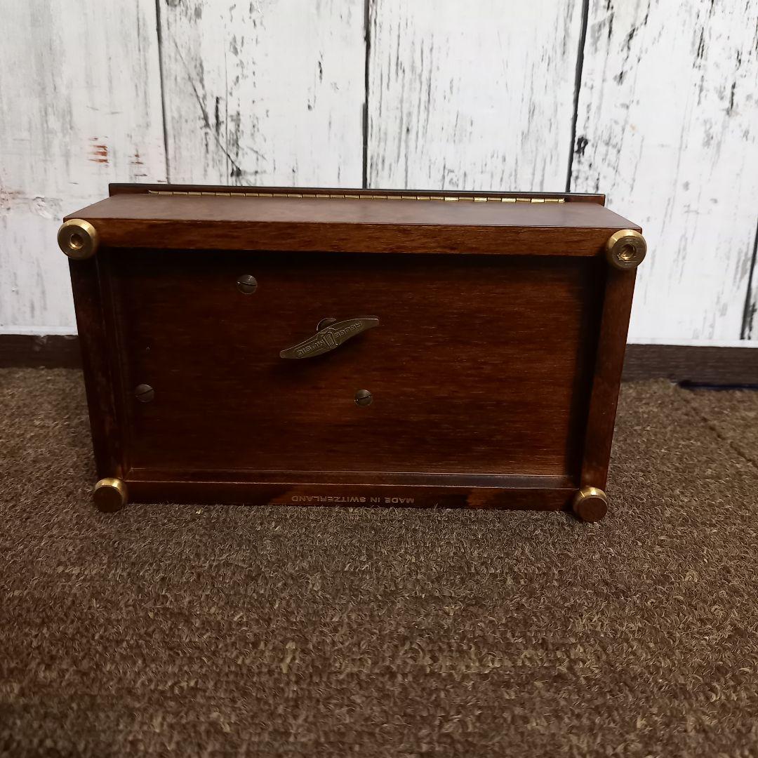 【美品】reuge リュージュオルゴール36弁 小物入れ付き