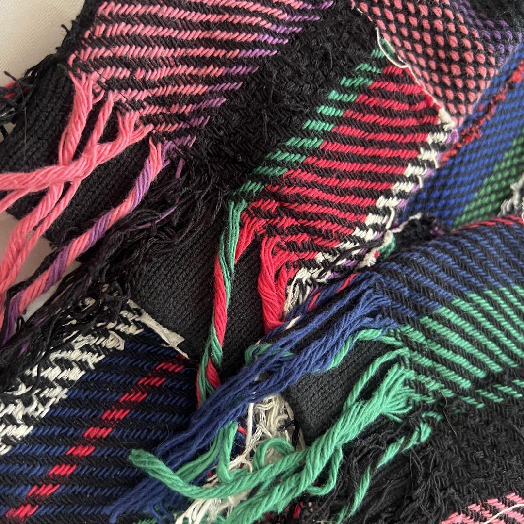 Sacai サカイ　マルチカラー　フリンジシャツ