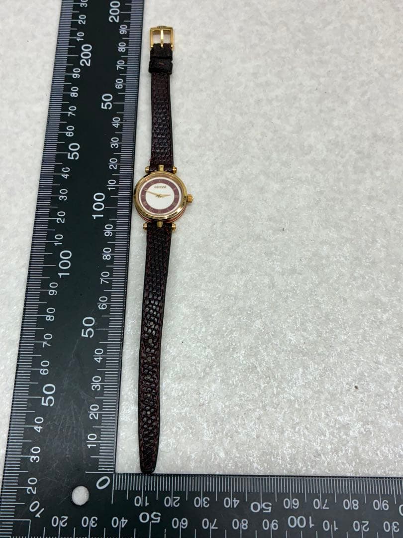 T4）GUCCI グッチ 腕時計 クォーツ シェリーライン レディース