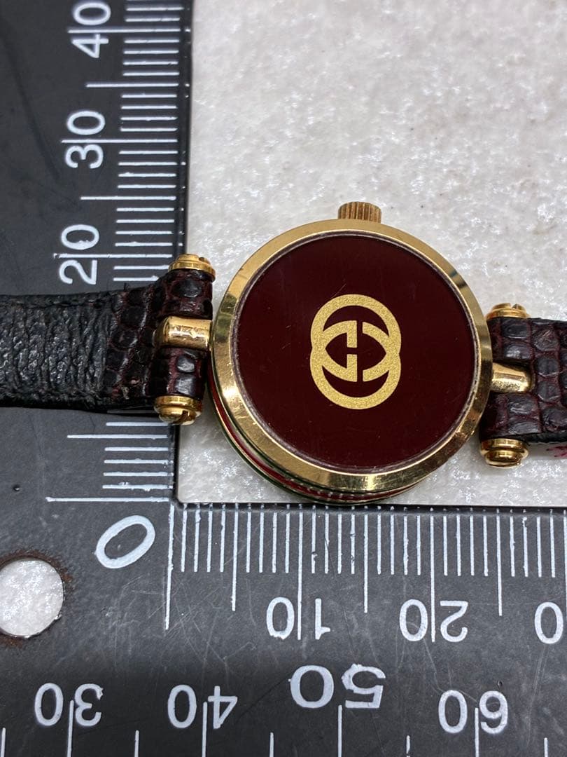 T4）GUCCI グッチ 腕時計 クォーツ シェリーライン レディース