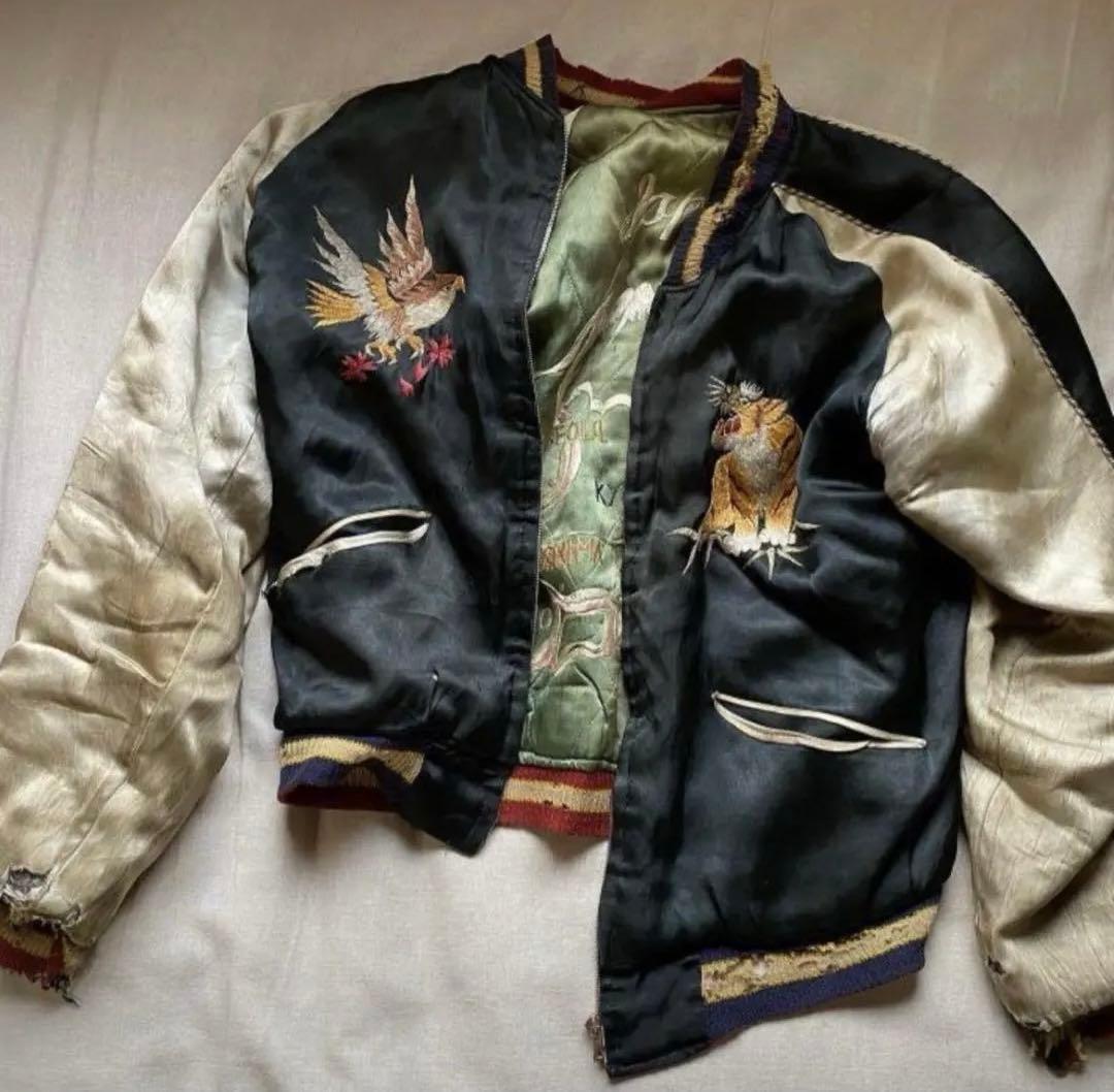 スカジャン　スーベニアジャケット 40s 50s speed zipper