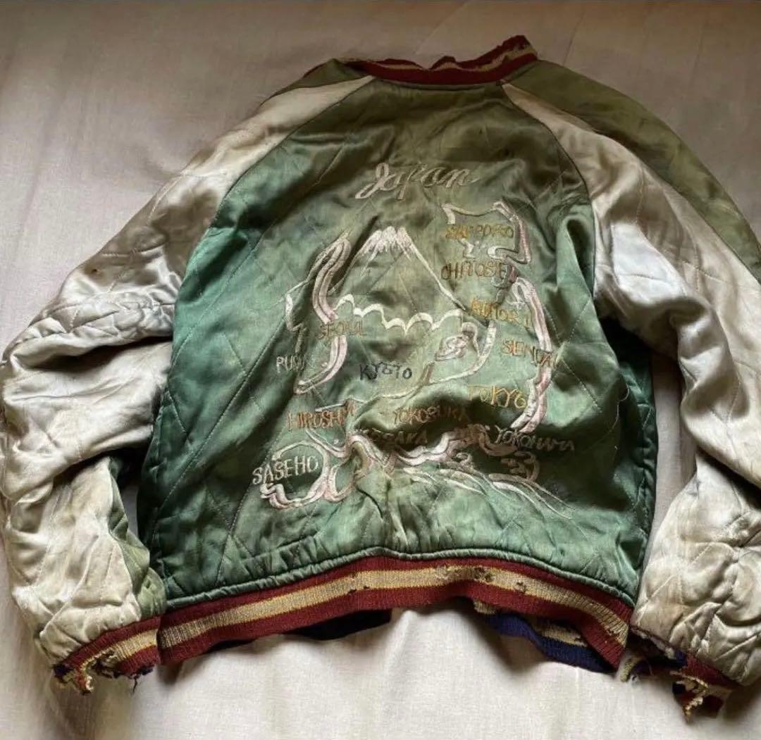 スカジャン　スーベニアジャケット 40s 50s speed zipper