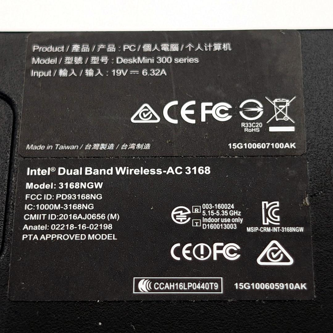 ASRock DeskMini 310 第9世代i5＆SSD搭載ミニPC