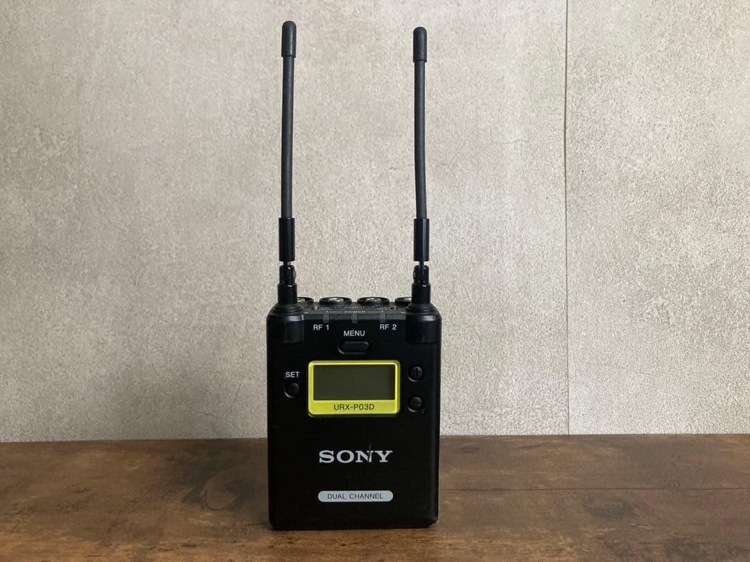 SONY ワイヤレスピンマイクURX-P03D UTX-B40 ２台セット