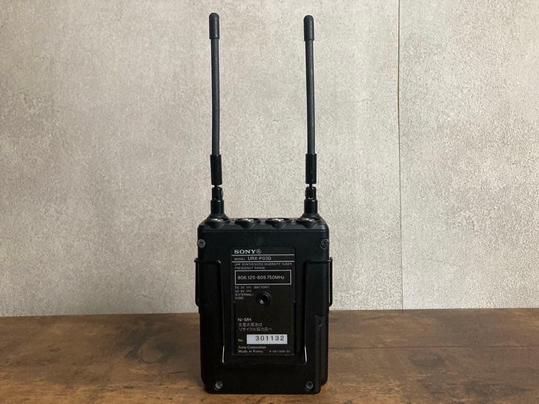 SONY ワイヤレスピンマイクURX-P03D UTX-B40 ２台セット