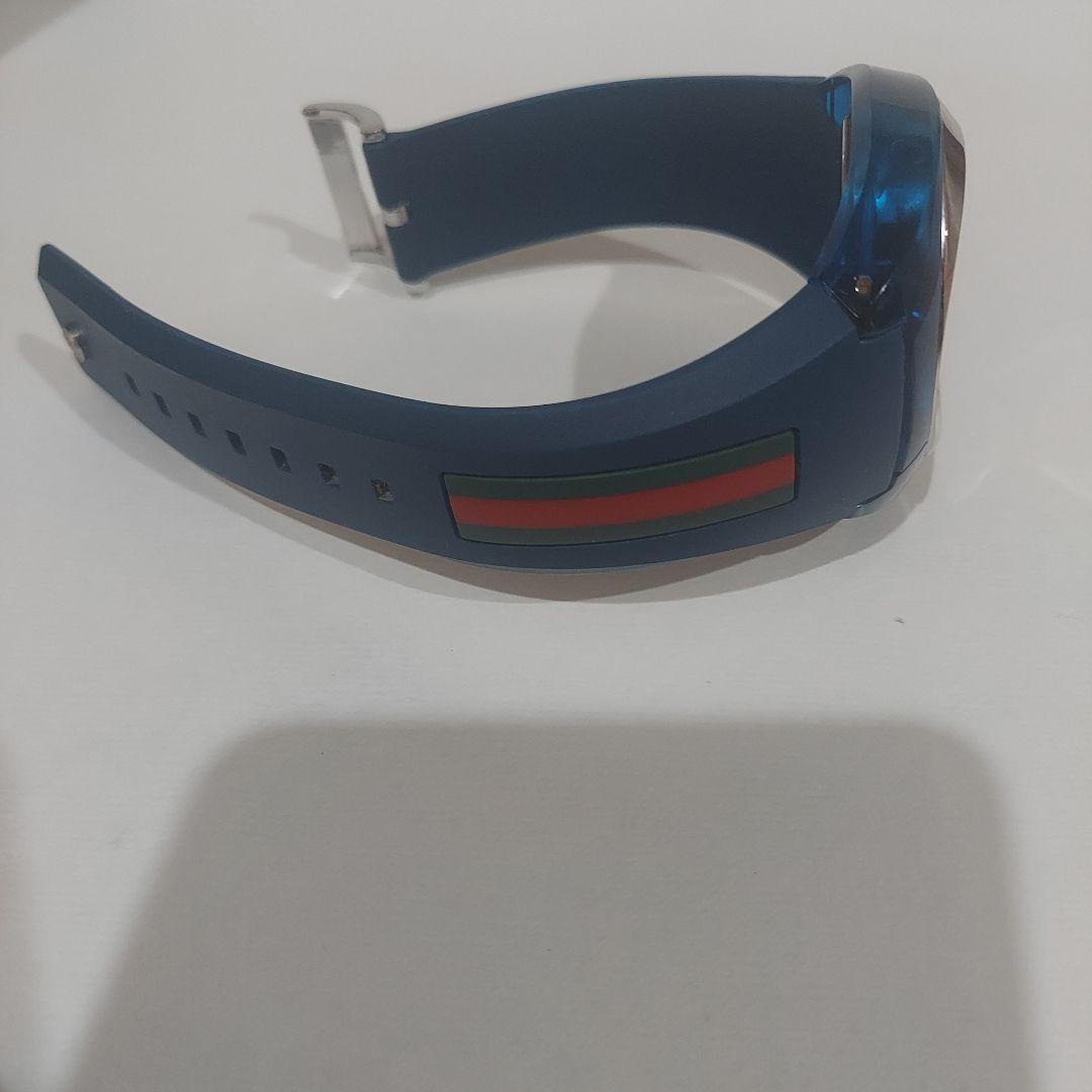 ☆訳あり☆グッチ GUCCI 腕時計 メンズ YA137104A シンク ブルー