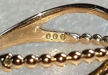 K10 ダイヤモンドリング D0.06ct 1.53g 7号