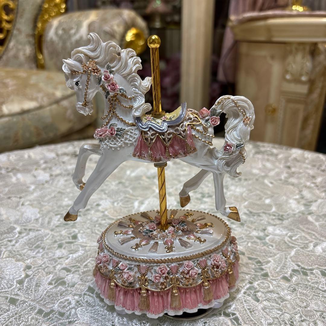 白馬オルゴール 回転木馬 なな