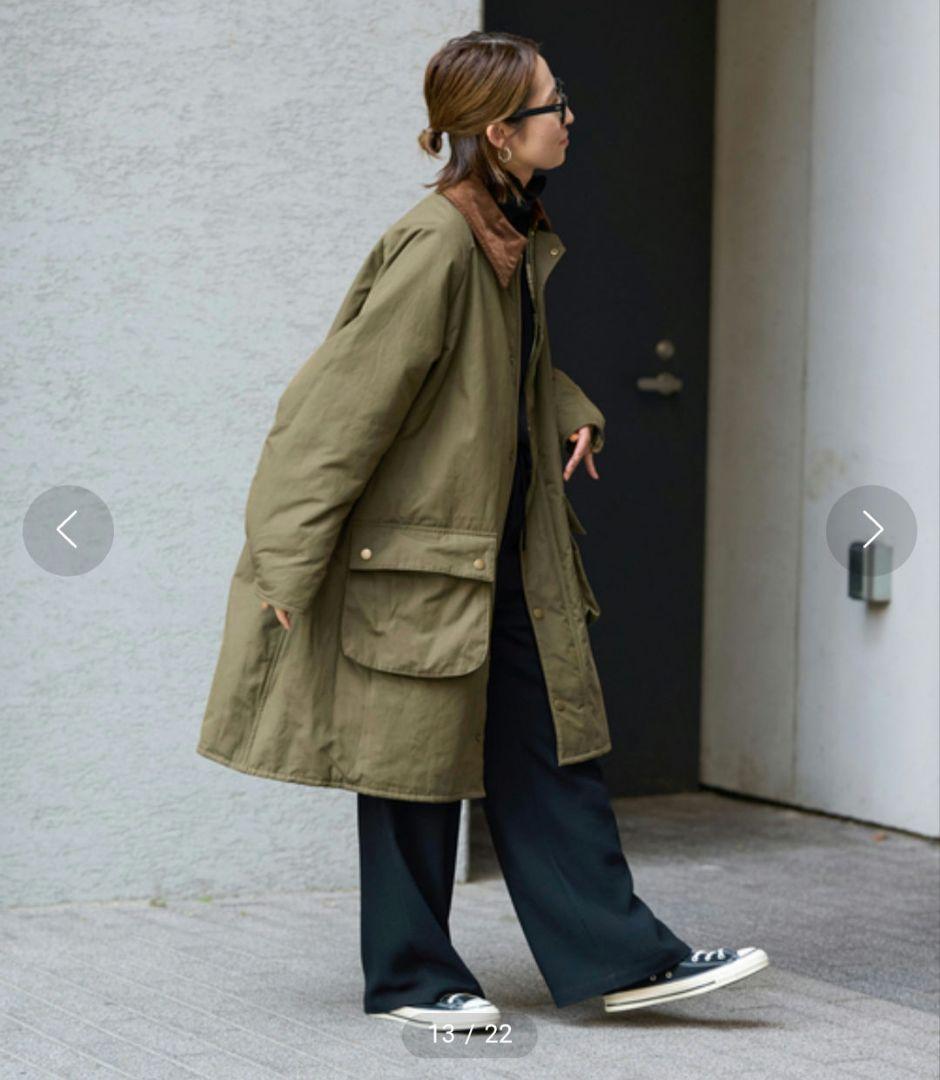 FRAMeWORK BARBOUR別注中綿OVERSIZED BEAUFORT