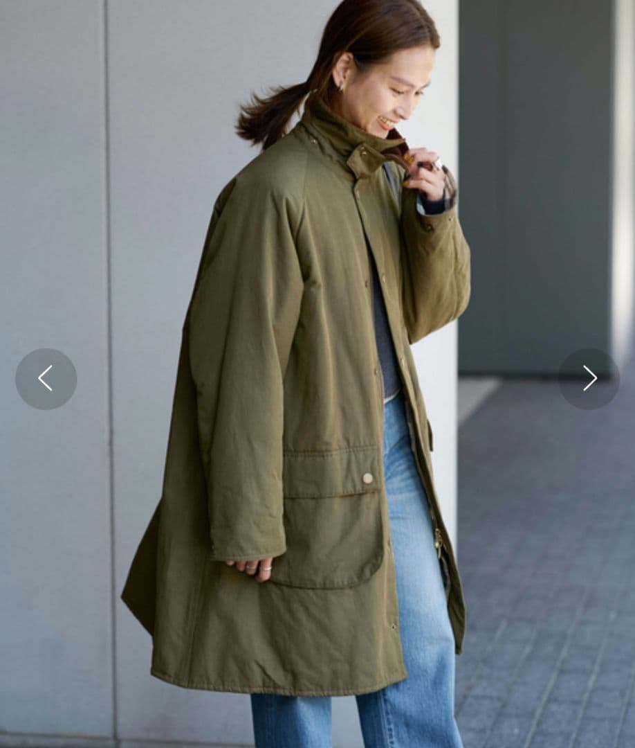 FRAMeWORK BARBOUR別注中綿OVERSIZED BEAUFORT