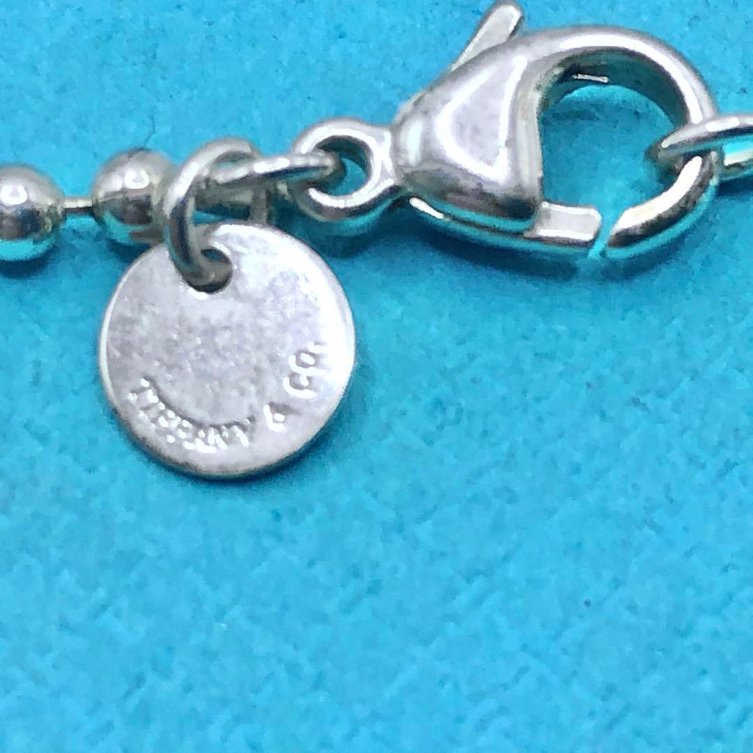 ティファニー　リターントゥ　オーバルタグ　ボールチェーン　86cm　シルバー