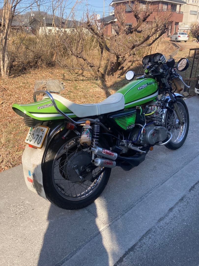 旧車‼️カワサキ　KH250/400 250SS/350SS マッハ‼️シート‼️白