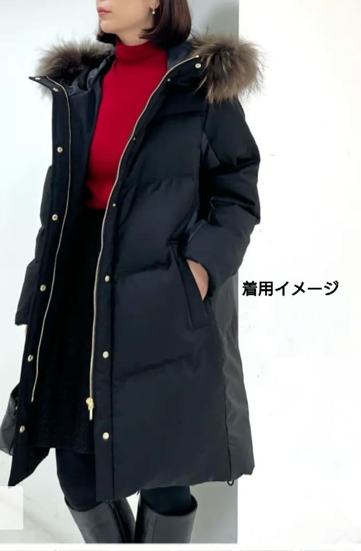 ２３区新品✨️ TWツイルロングダウンコート　ダウンジャケット２３区レディース