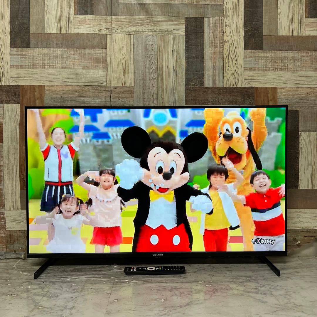 全国送料込❣️昨年購入VEZZER43型量子ドット4KチューナーレスTVアプリ多数