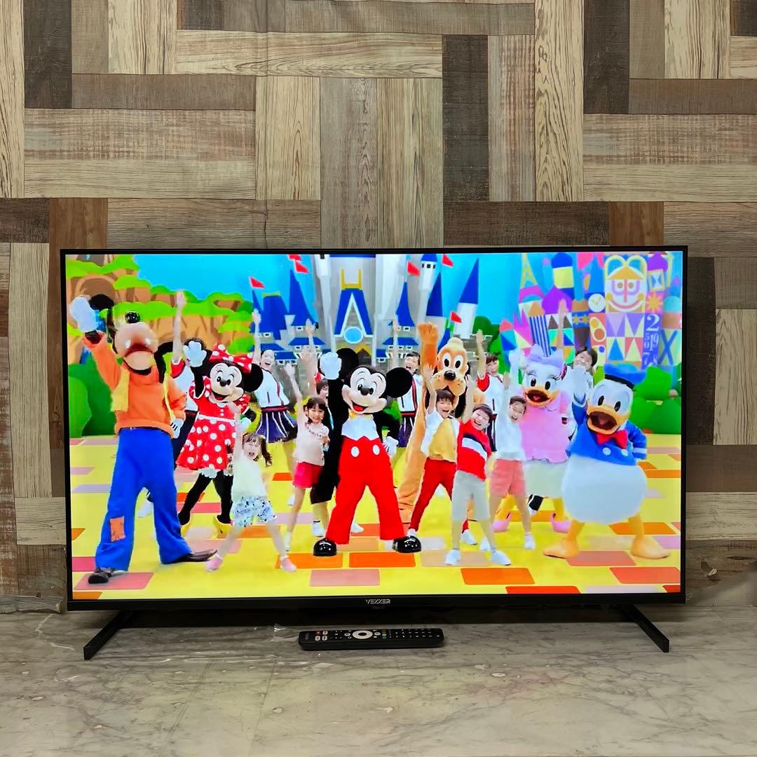 全国送料込❣️昨年購入VEZZER43型量子ドット4KチューナーレスTVアプリ多数
