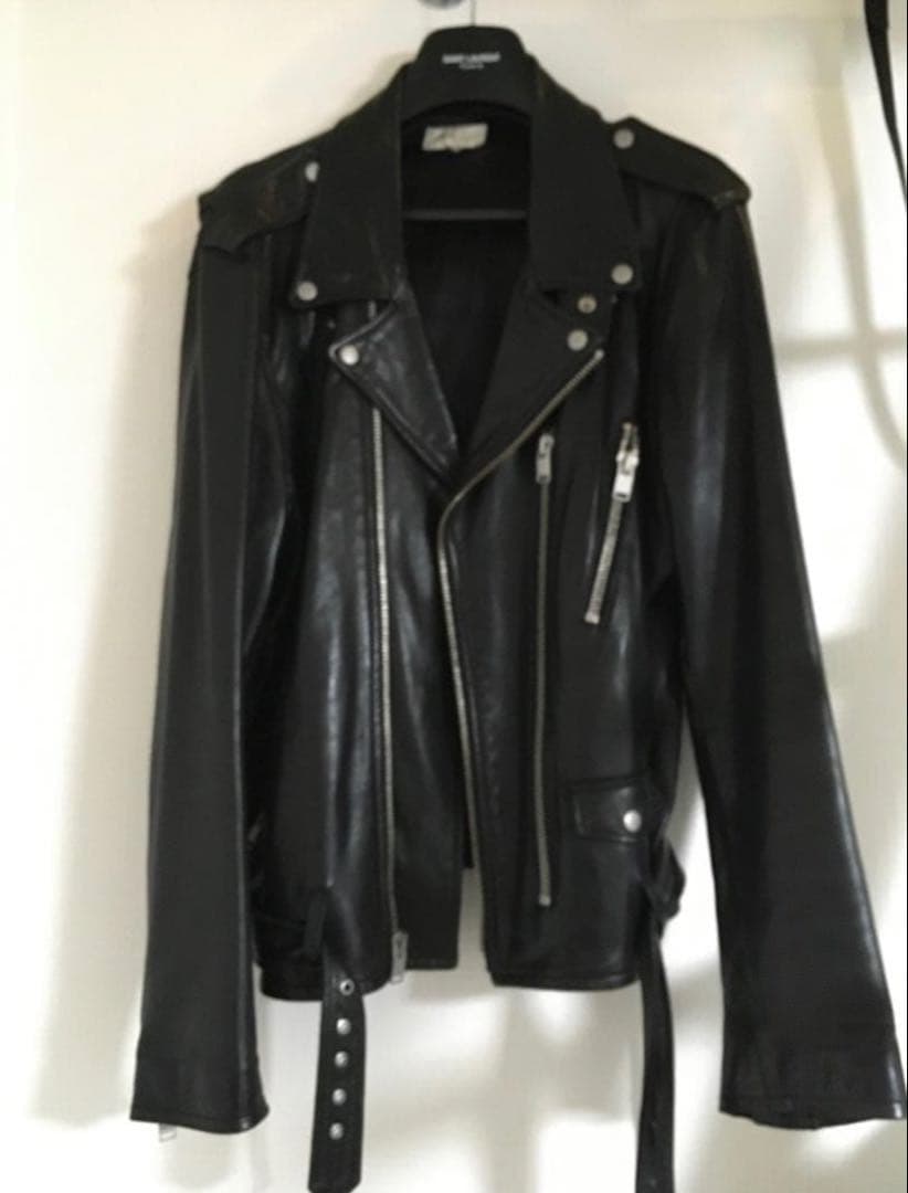 【サンローランL01好きの方】ライダースジャケット　XL相当