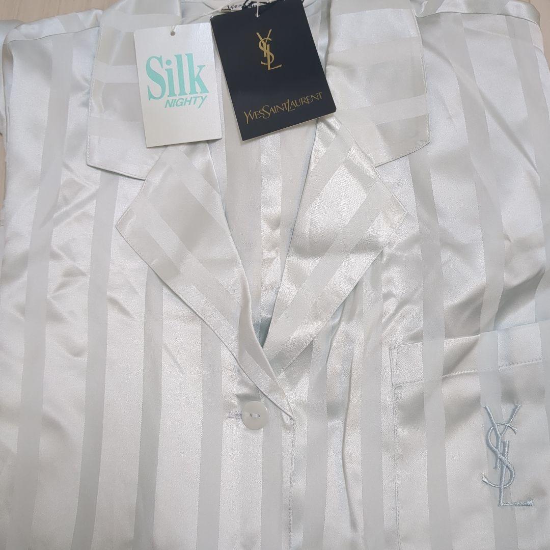 イヴ・サンローラン長袖、長ズボンシルクナイティ