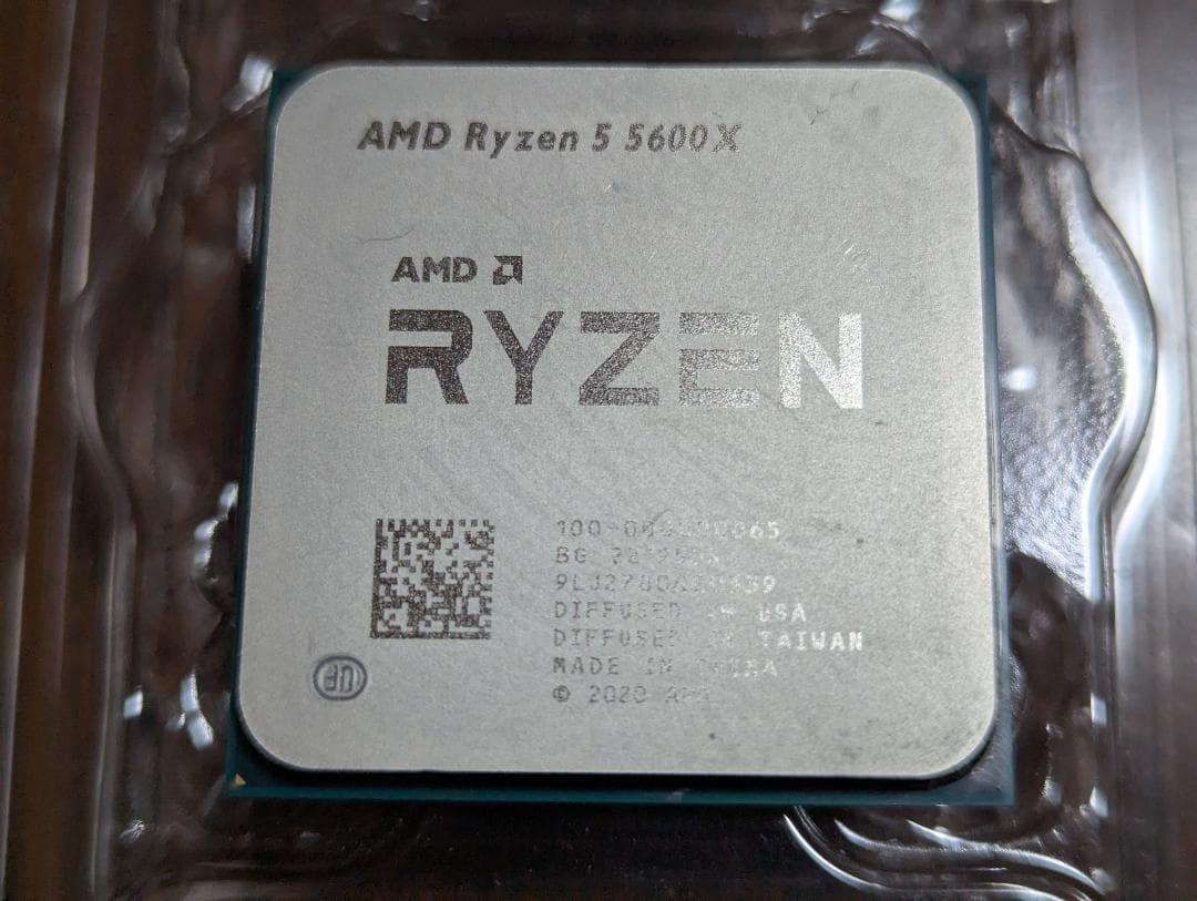 【国内正規品】AMD Ryzen5 5600X 動作確認済み