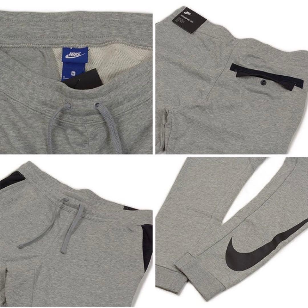 ✨新品✨ナイキ セットアップ ナイロン切替 ビッグスウォッシュ デカロゴ 灰 S