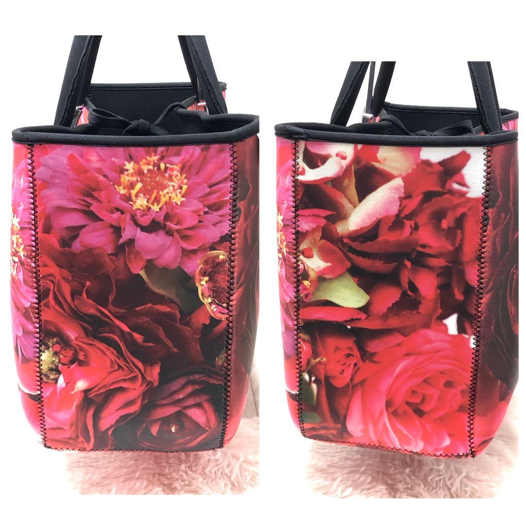 FiORIトートバッグ ハンドバッグ リバーシブル ビックサイズ 大容量 美品