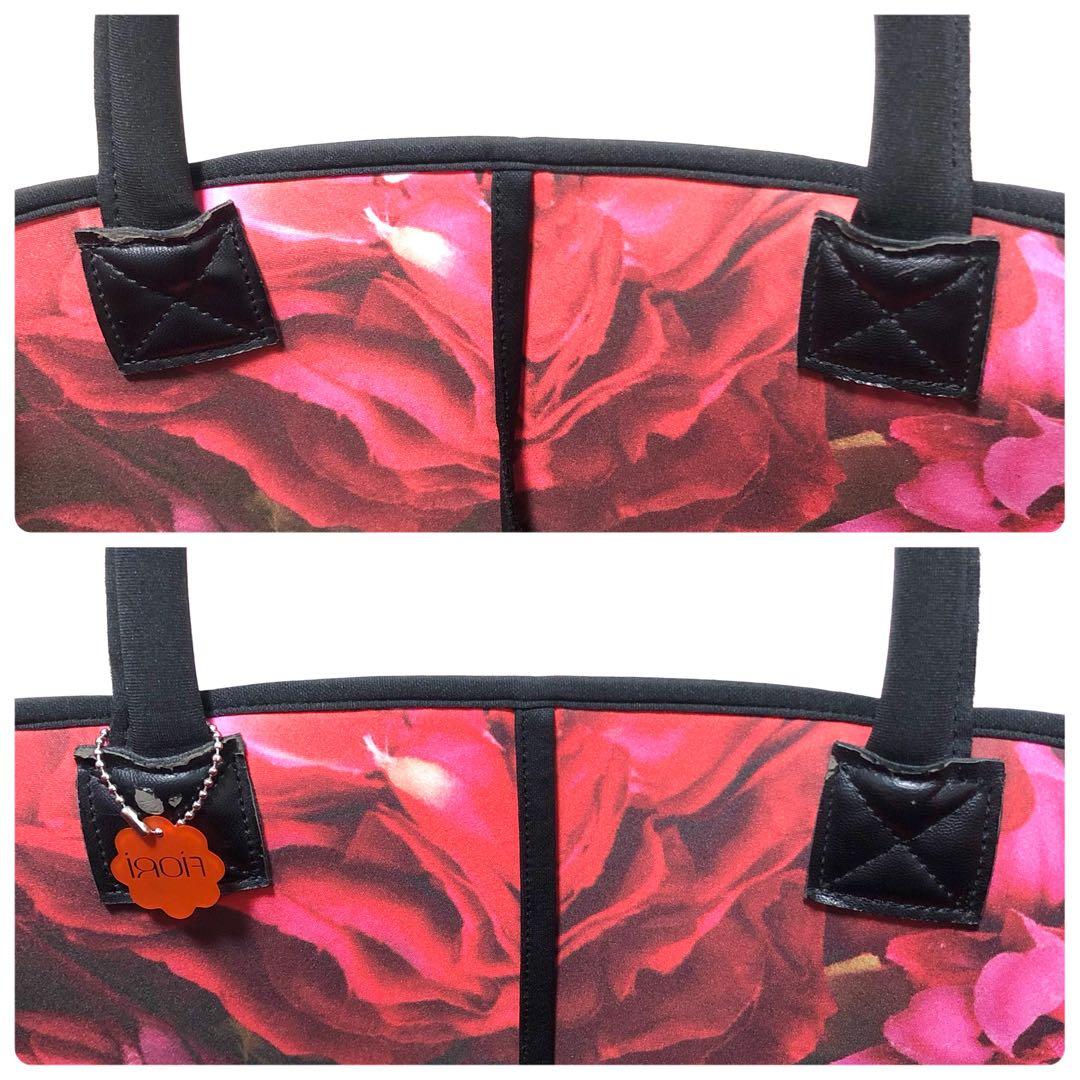 FiORIトートバッグ ハンドバッグ リバーシブル ビックサイズ 大容量 美品