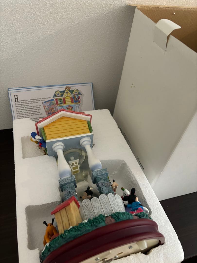 パ*ン様 【希少！未使用】オルゴール付き特大スノーグローブ ディズニーコレクショ