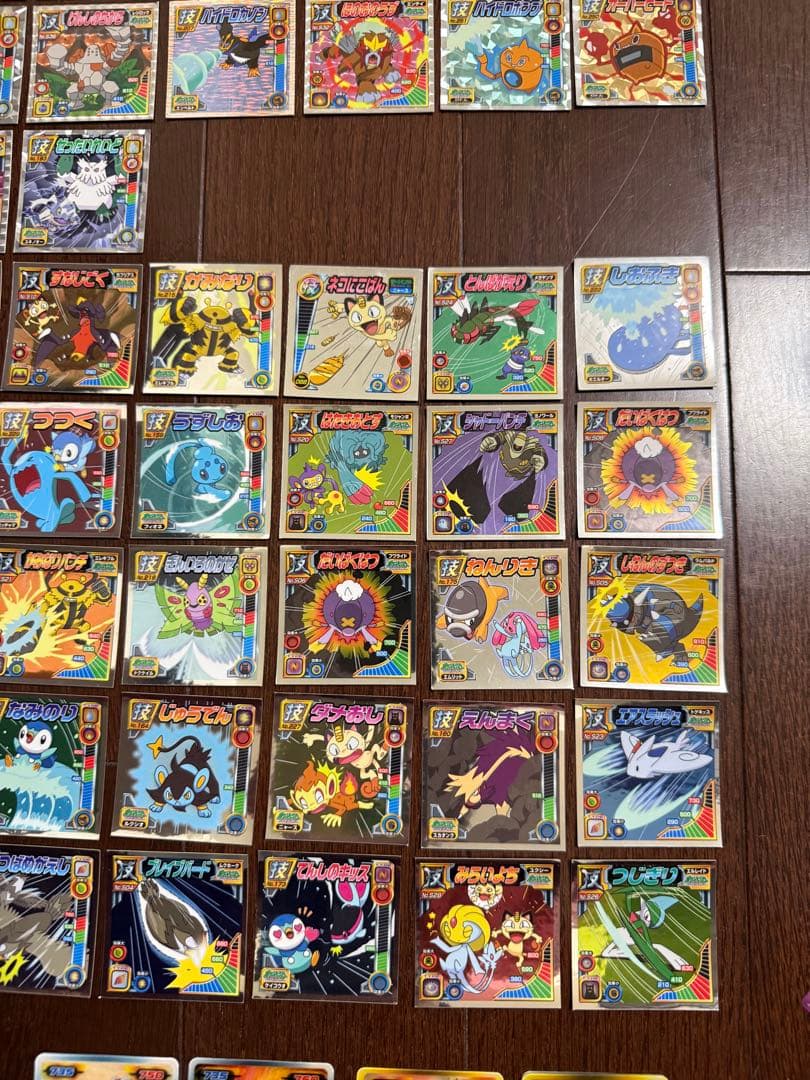 ポケモン列伝シール技激レアのみ79枚+おまけ 激レア選別　コレクション