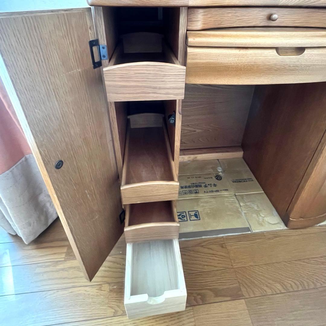 三面鏡ドレッサー　鏡台　木製　美品