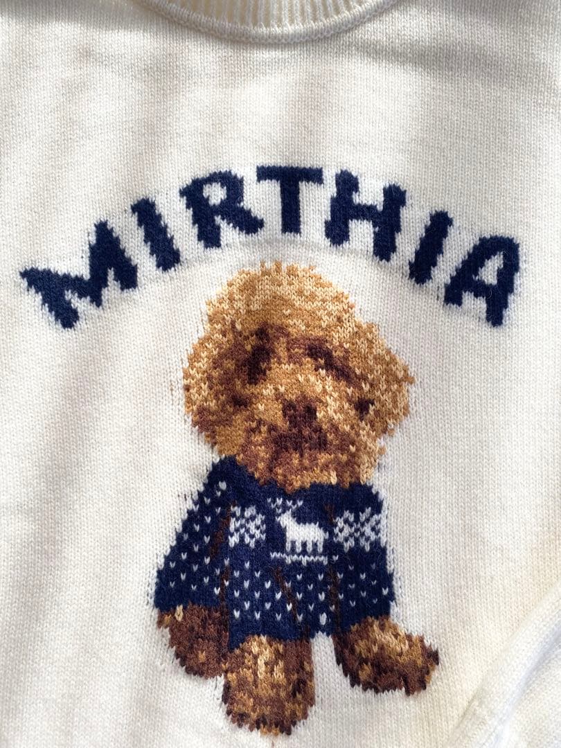 Mila owen トイプードル カシミヤニット