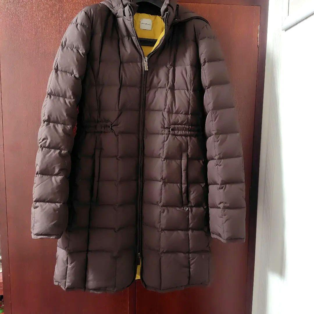 あらら‼️ペニーブラックL〜LL ロングダウンコート バイカラー 44 茶