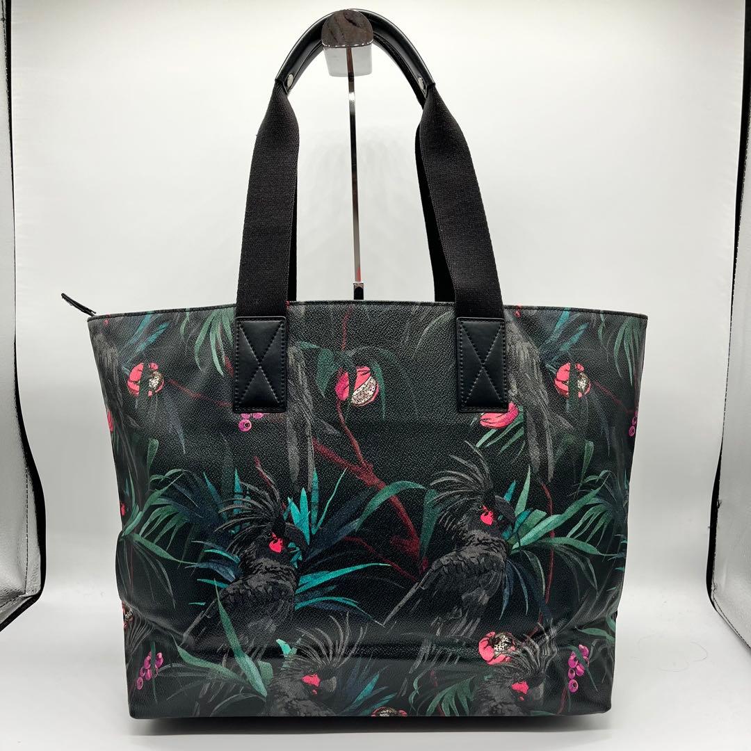Paul Smith トロピカルバード 黒 トートバッグ