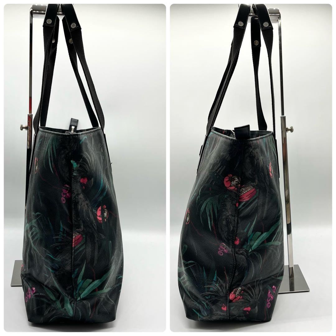 Paul Smith トロピカルバード 黒 トートバッグ