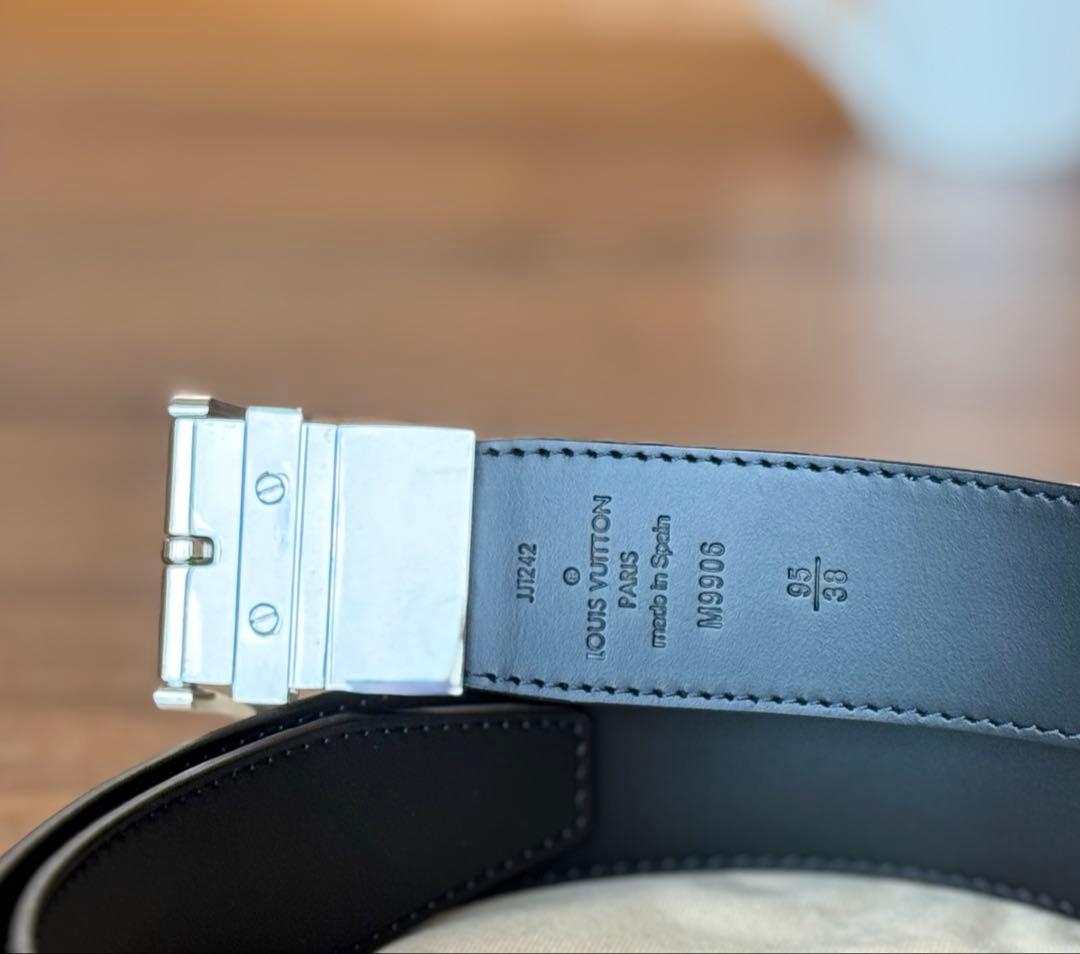 LOUIS VUITTON PARISサンチュール ベルト男性用ブラック