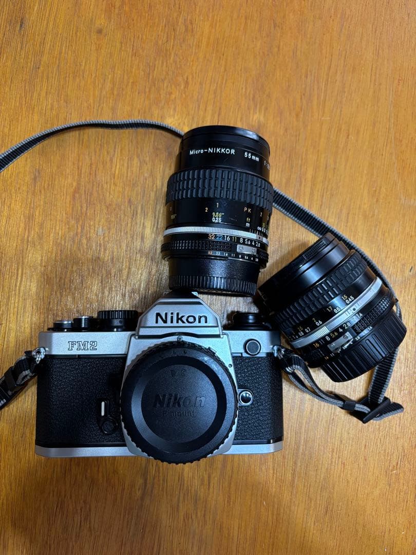 Nikon NEW FM2 一眼レフカメラ レンズ2本　MF-16