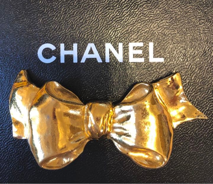 ririka12‼️ シャネル　CHANEL ヴィンテージ　リボン　ブローチ