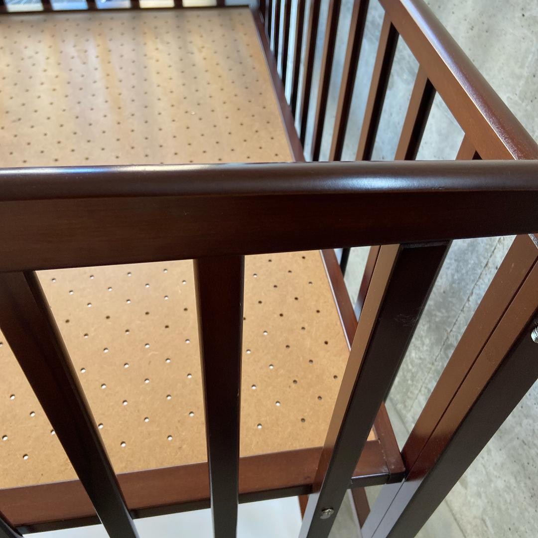 ヤマサキ　ツーオープン　ハイタイプ　レギュラーサイズ　高級ベビーベッド