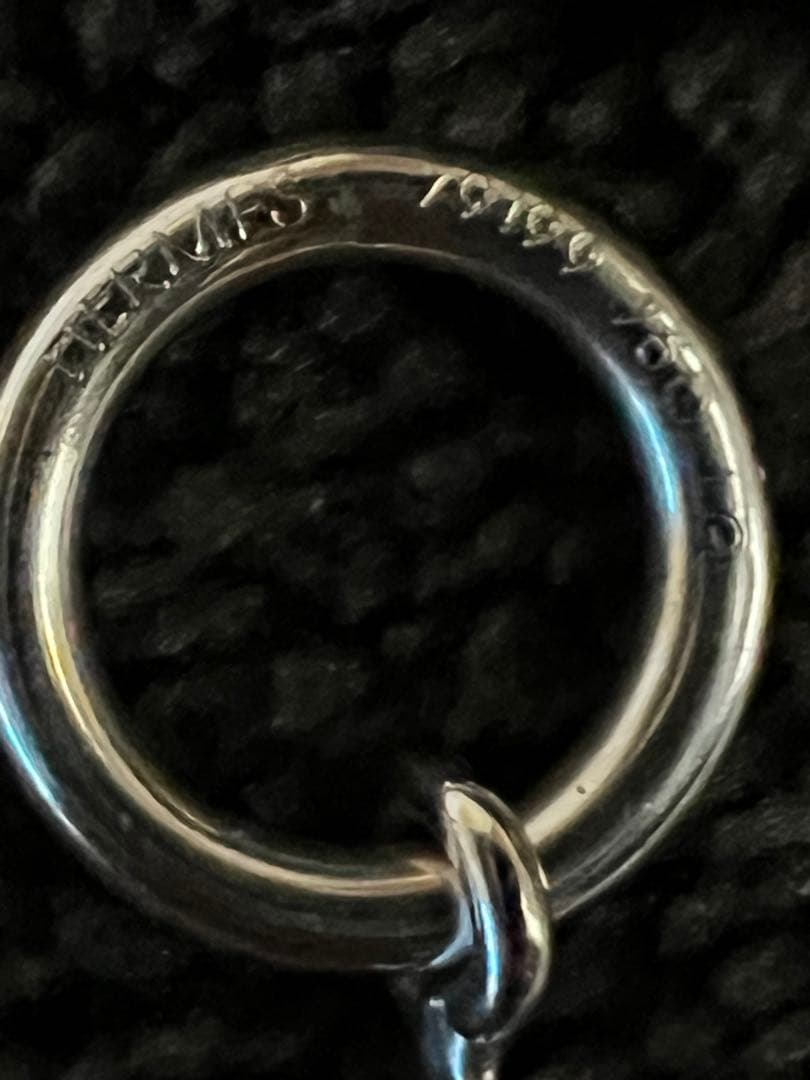 エルメス エシャペネックレス 750WGホワイトゴールド LG